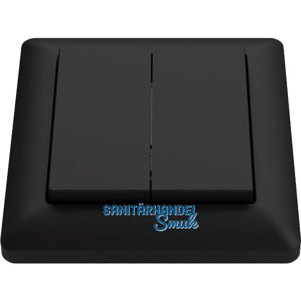 SIRO PushPower Schalter Standard 55 4-fach schwarz