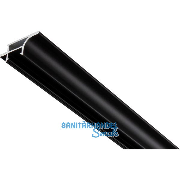 ALUMIS LED-Griffprofil OUT 5000 mm Aluminium schwarz eloxiert