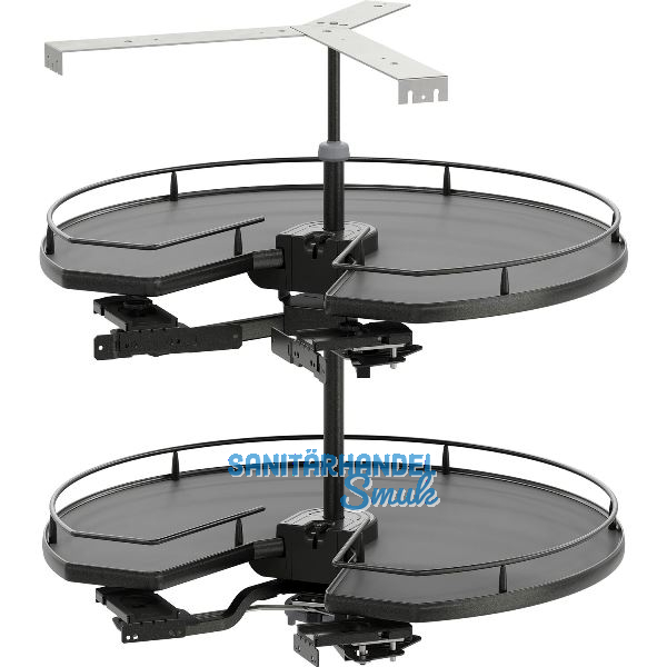 VS COR Spin Eckschrank-Drehboden KB 800 mm Lava