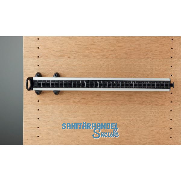 SERVETTO Self System Krawattenhalter Modell A Aluminium/Kunststoff schwarz