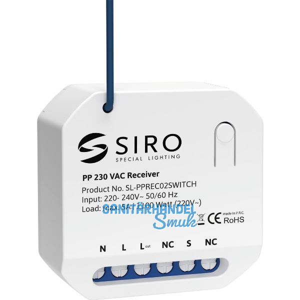 SIRO PushPower Empf�nger SWITCH 230 V