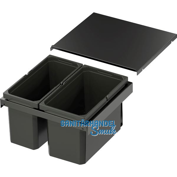 VS ENVI Flex XS-256 Abfalltrennsystem KB 500 mm 1x16/1x12 Liter Lava