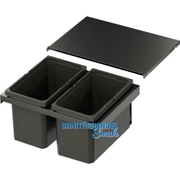 VS ENVI Flex XS-256 Abfalltrennsystem KB 600 mm 2 x 16 Liter Lava