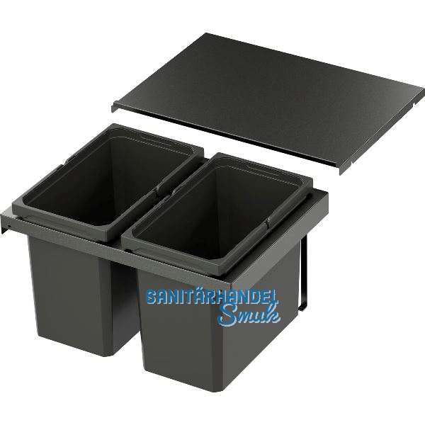 VS ENVI Flex Abfalltrennsystem KB 600 mm 2 x 22 Liter Lava