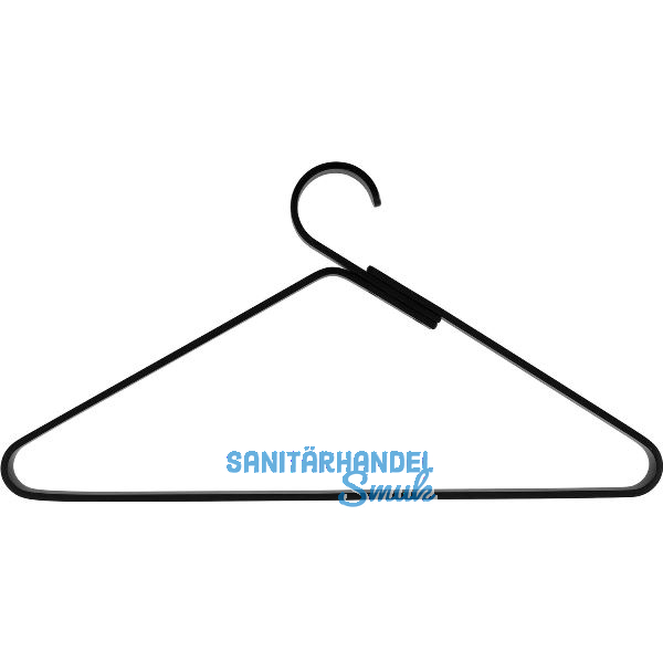 Kleiderb�gel Ponos mit Hosensteg, Aluminium schwarz