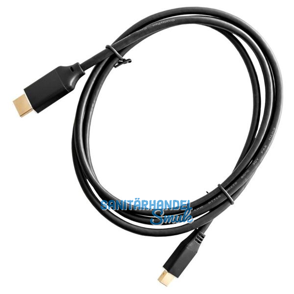 Datenkabel Mini DisplayPort auf DisplayPort 1500 mm schwarz