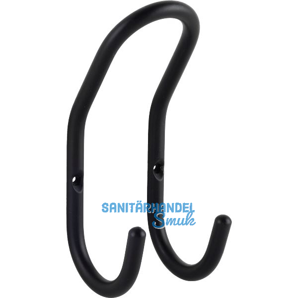 Huthaken Epione, Breite 57 mm, H�he 140 mm, Stahl schwarz matt