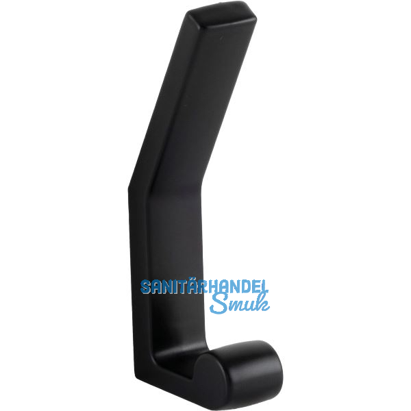 Mantelhaken Encho Breite 16 mm, H�he 94 mm, Zinkdruckguss schwarz matt