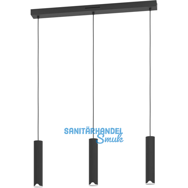 EGLO H�ngeleuchte Balamorta-Z 3x3,7W schwarz