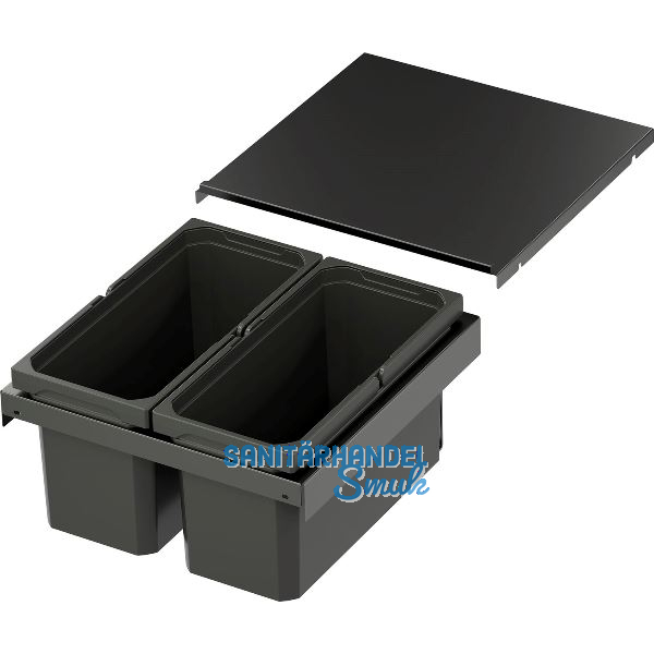 VS ENVI Flex XS-216 Abfalltrennsystem KB 450 mm 2 x 10 Liter Lava