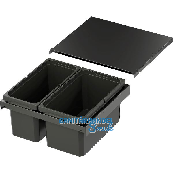 VS ENVI Flex XS-216 Abfalltrennsystem KB 500 mm 1 x 13/1 x 10 Liter Lava