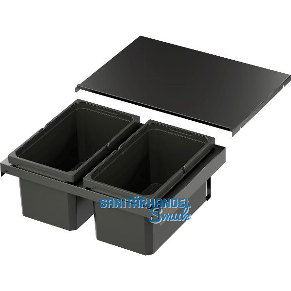 VS ENVI Flex XS-216 Abfalltrennsystem KB 600 mm 2 x 13 Liter Lava
