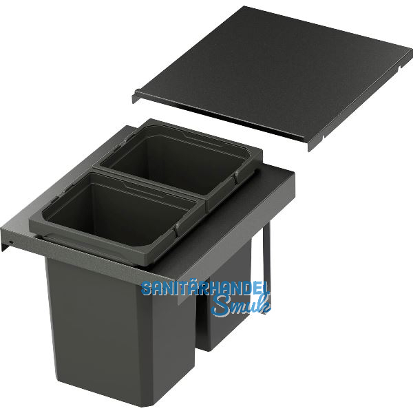 VS ENVI Flex Abfalltrennsystem KB 400 mm 2 x 10 Liter Lava