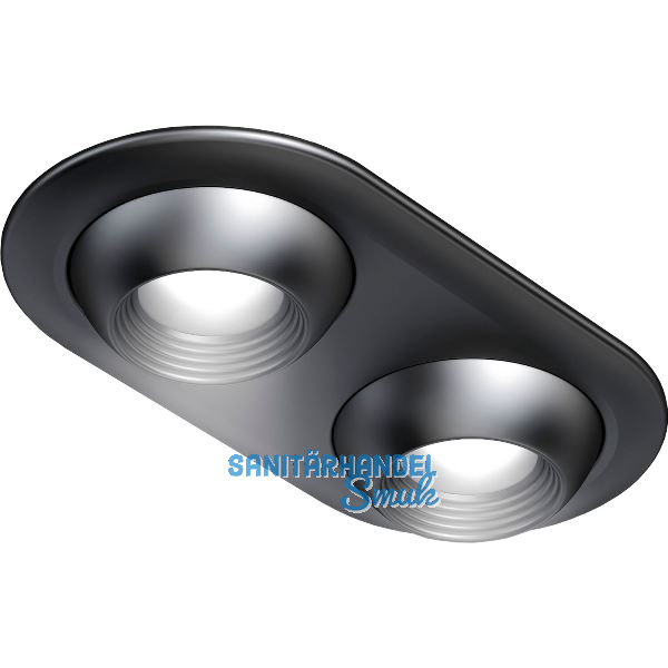 ITAL PEK Einbauleuchte Focus2 Round schwarz