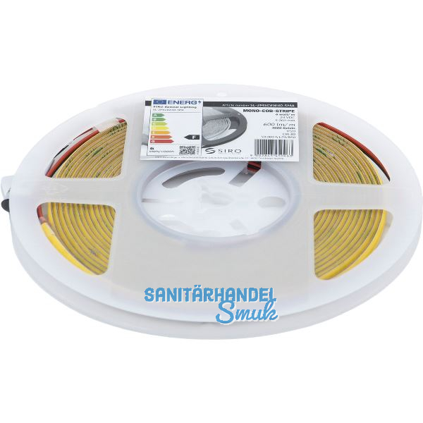 SIRO LED-Band SL-COB 5mm 6W/m 4000K, IP20, 24 V/DC, Rolle 5 m