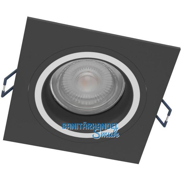 EGLO Einbauleuchte Carosso-Z eckig schwarz