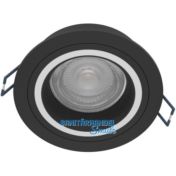 EGLO Einbauleuchte Carosso-Z rund schwarz