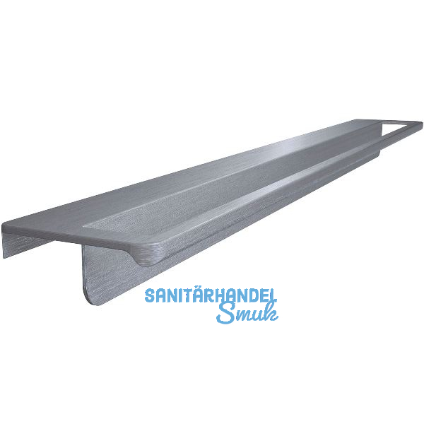 ARREDA Geschirrtuchhalter f�r grifflose Fronten 520 mm Edelstahl-Effekt