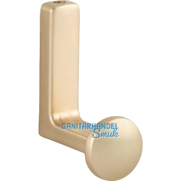 Mantelhaken Eryx Breite 25 mm, H�he 62 mm, Zinkdruckguss messing matt