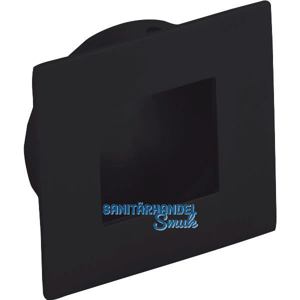 Muschelgriff Eros Breite 40 mm, Einlass � 35 mm, Edelstahl schwarz matt