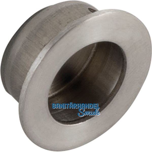 Muschelgriff Edana II � 30 mm, Einlass � 25 mm, Edelstahl geb�rstet