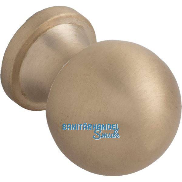 Knopf Isse � 20 mm, Tiefe 26 mm, Messing matt geb�rstet