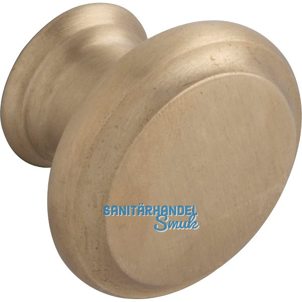 Knopf Pyra � 29 mm, Tiefe 21 mm, Messing matt geb�rstet