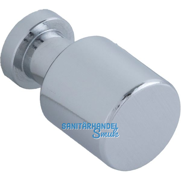 Knopf Itys � 15 mm, Tiefe 26 mm, Messing verchromt poliert