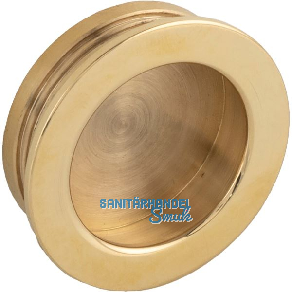 Muschelgriff Ogma � 39 mm, Einlass � 35 mm, Messing poliert