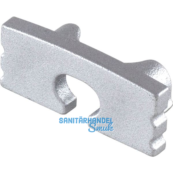 BILTON Endkappe BLine-S ON mit Bohrung, alufarbig