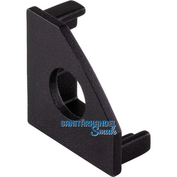 BILTON Endkappe BLine-S COR mit Bohrung, schwarz