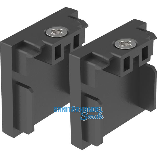 EGLO Line48V Slim Track Endkappen schwarz