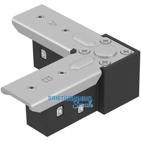 EGLO Line48V Slim Track Schienenverbinder-L horizontal schwarz