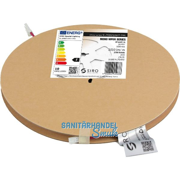 SIRO LED-Band SL-VIPER 10W/m 2700K, 24 V/DC, Rolle 5 m