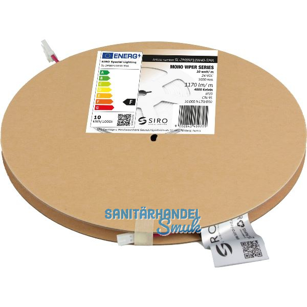 SIRO LED-Band SL-VIPER 10W/m 4000K, 24 V/DC, Rolle 5 m