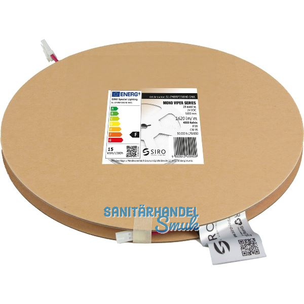 SIRO LED-Band SL-VIPER 15W/m 4000K, 24 V/DC, Rolle 5 m