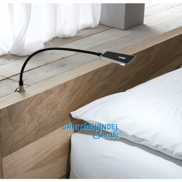 L&S Bettpaneelleuchte Area Light mit Dimmfunktion, schwarz, 24 V/DC