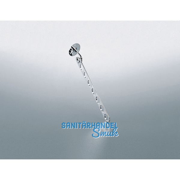 Kleiderb�gelhalter Star klappbar, L�nge 295 mm, Stahl verchromt poliert