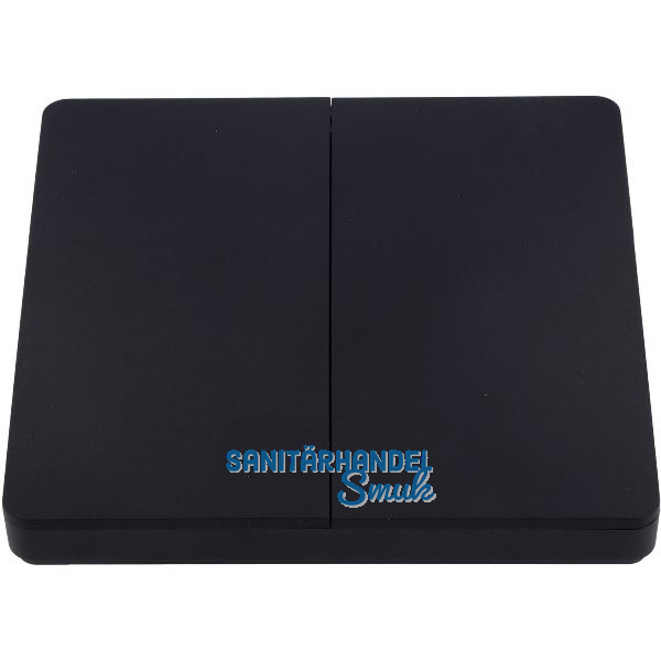 SIRO PushPower Aufbauschalter IP67 2-fach schwarz