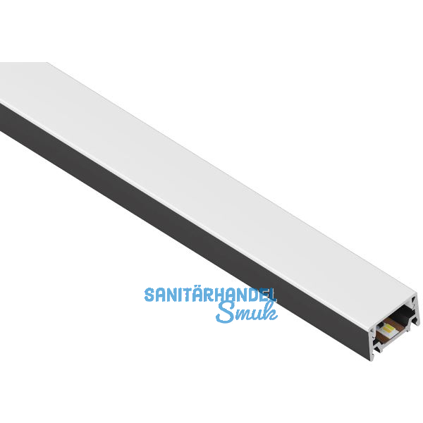 L&S Aufbauleuchte Moove1 DualColor 3000 mm schwarz