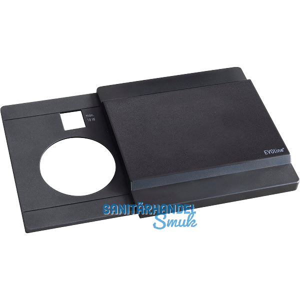 EVOline Hide Schiebedeckel schwarz