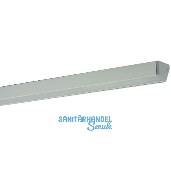 L&S Leuchte Lugano Touch neutralwei�, 1200mm, alufarbig