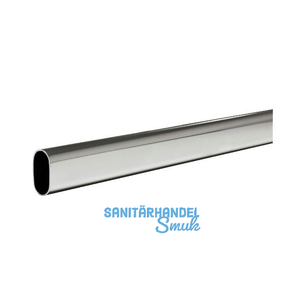 Schrankrohr oval 1000 mm St�rke 1,2 mm Stahl verchromt