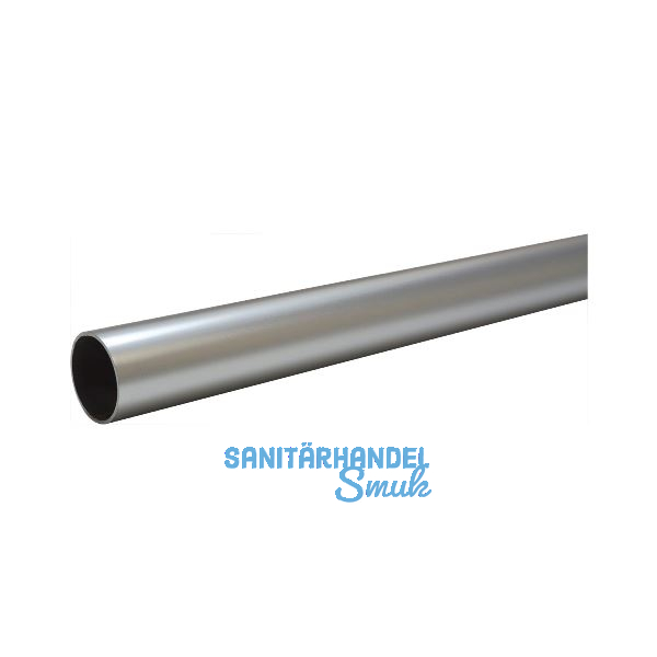 Schrankrohr SR rund 25 x 2000 mm Stahl verchromt matt