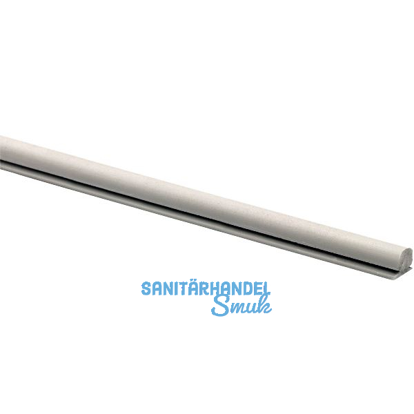 CINETTO Gleitschutz zu Schrankrohr rund L�nge 3000 mm auf Ma�, Kunststoff grau