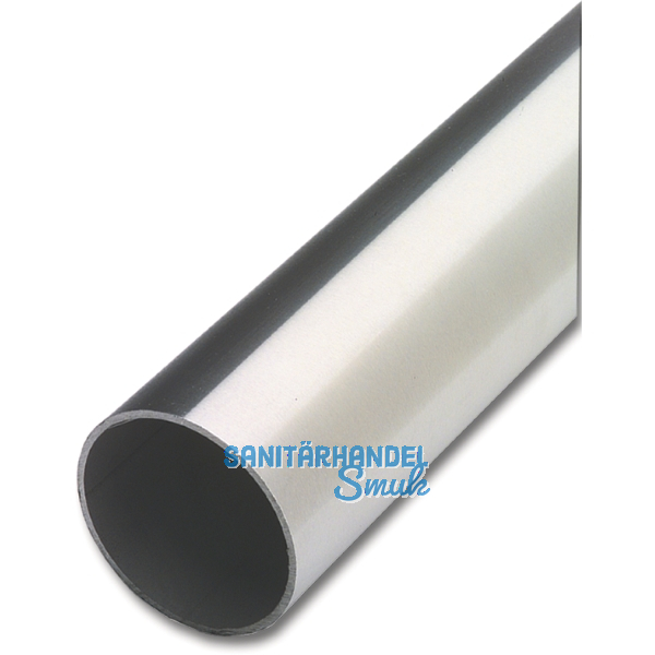 Dekorrohr 15 x 3000 mm Edelstahl geschliffen