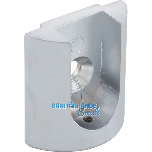 ALU-STYLE GP System Oval Schrankrohrlager alufarbig