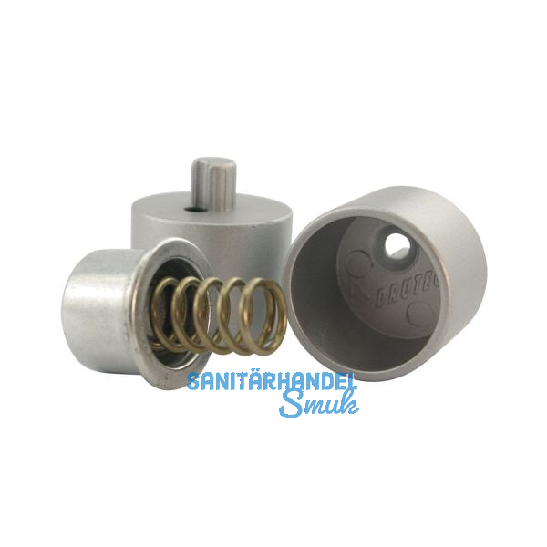 Schrankrohrlager Pressto Schrankrohr � 25 mm, Zamak alufarbig