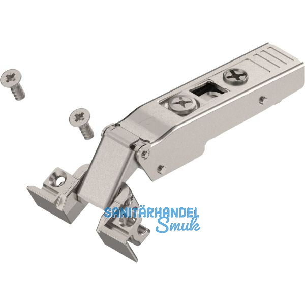 BLUM CLIP top Alurahmenscharnier 120�, gerade ohne Feder, Schrauben
