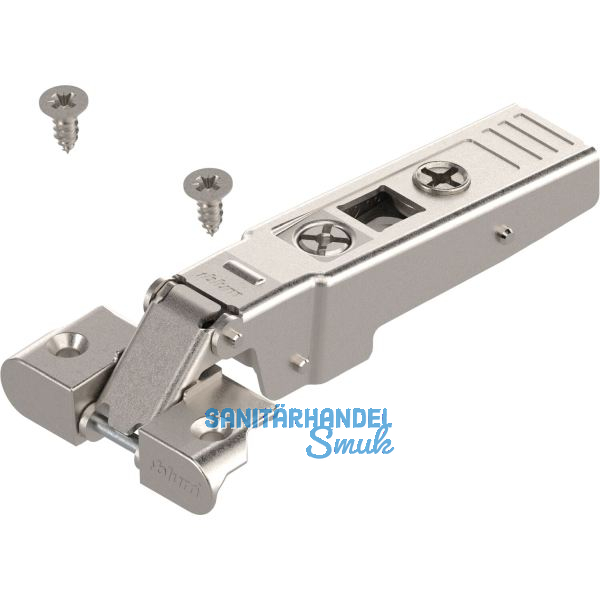 BLUM CLIP top Alurahmenscharnier 95�, gerade mit Feder, Schrauben